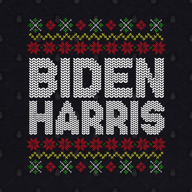 Vote Joe Biden Kamala Harris 2020 Ugly Christmas Sweater by E